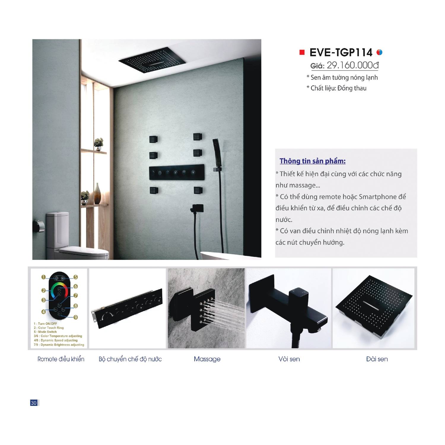 Thiết bị vệ sinh EVEREST Catalogue và Bảng giá mới nhất 2025 /Page 30